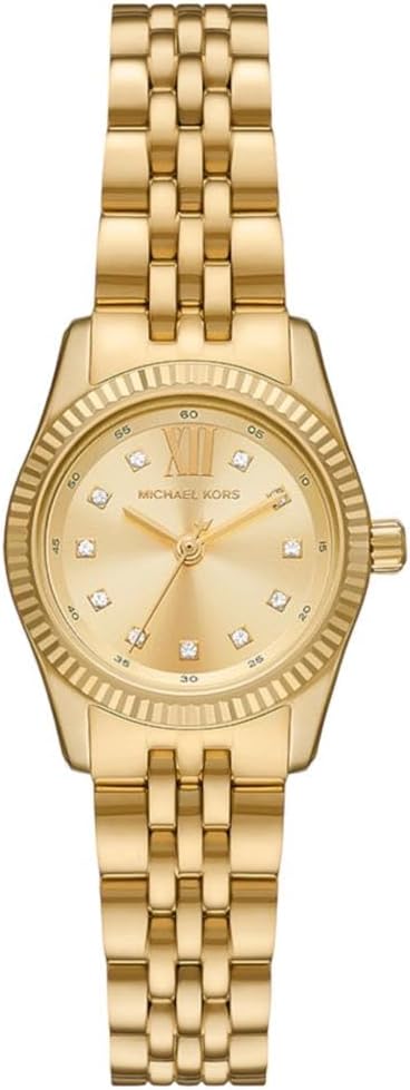 Michael Kors Orologio Lexington da donna, movimento al quarzo a tre lancette da 26 mm con cinturino in acciaio inossidabile