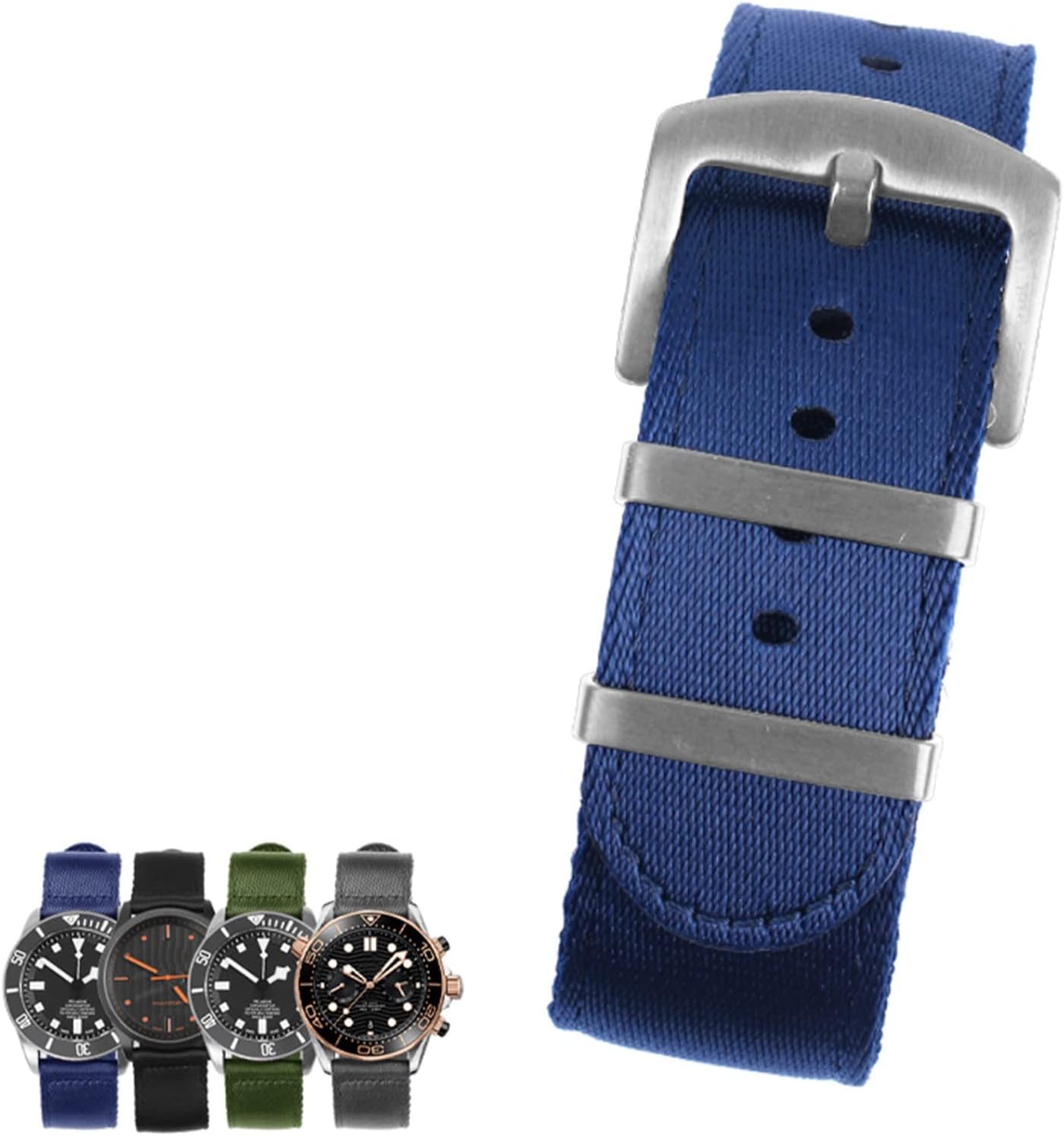 Nylon Nato Watch Band for ROX S-EIKO 20mm 22mm Soft Watch Band (Color : 21mm, Size: 20mm), 20mm, Agate, Agate