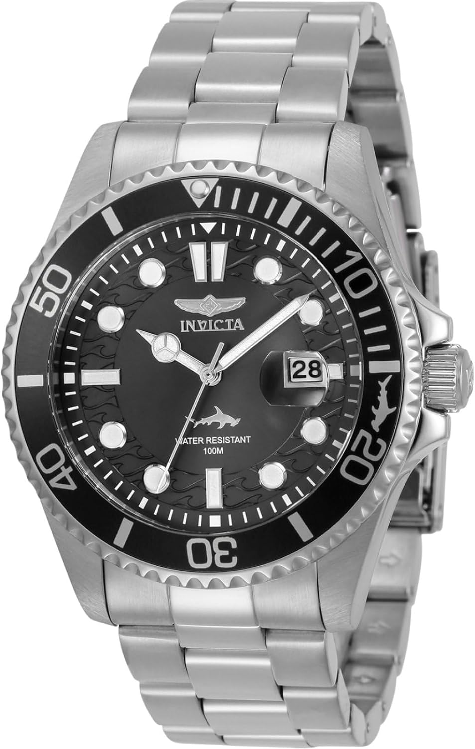 Invicta Pro Diver Men's Stainless Steel Quartz Movement Watch - 43 mm