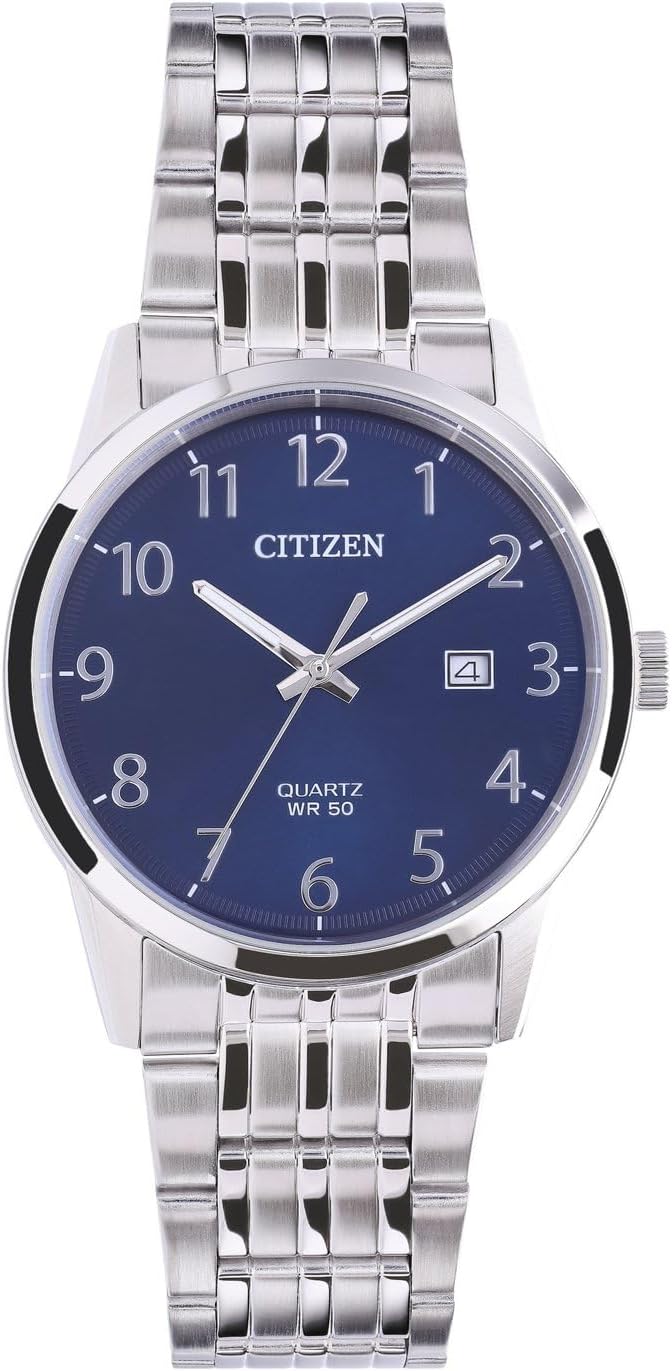 Citizen BI5000-52L Men's Analogue Quartz Watch with Stainless Steel Strap
