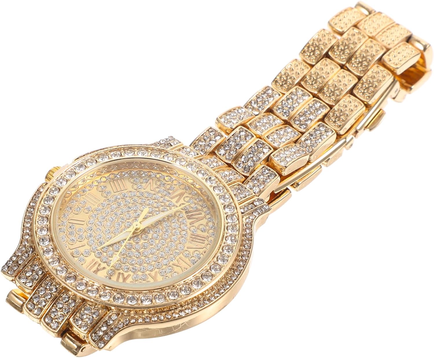 Rhinestone Digital Watch for Women Fashion Women's Watch Casual Wrist Watch Decoration Digital Watches Glass Silver