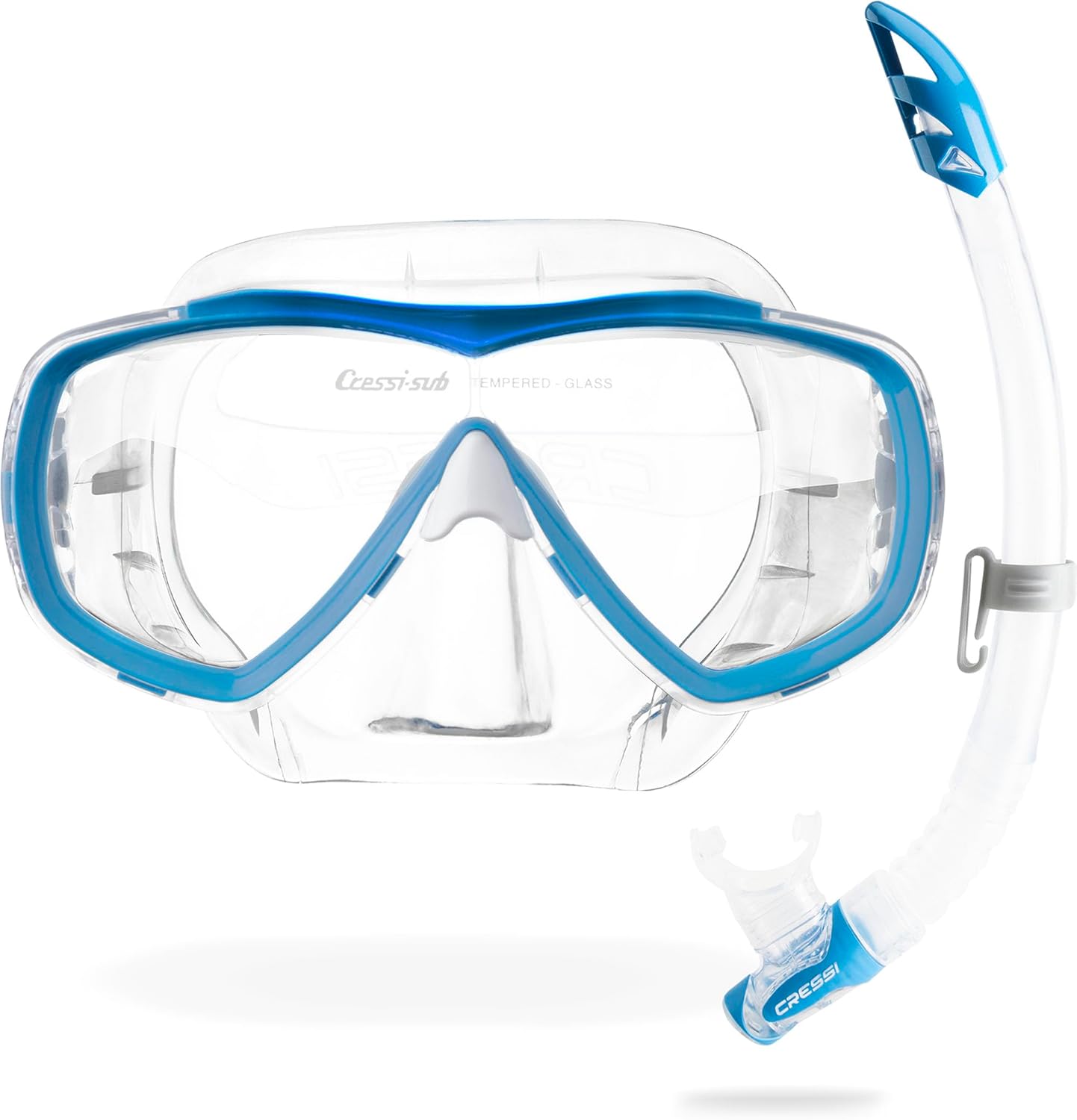 CRESSI Estrella Mask or Combo Set Estrella Mask + Snorkel Range for Snorkeling and Diving, One Size, Unisex Adult